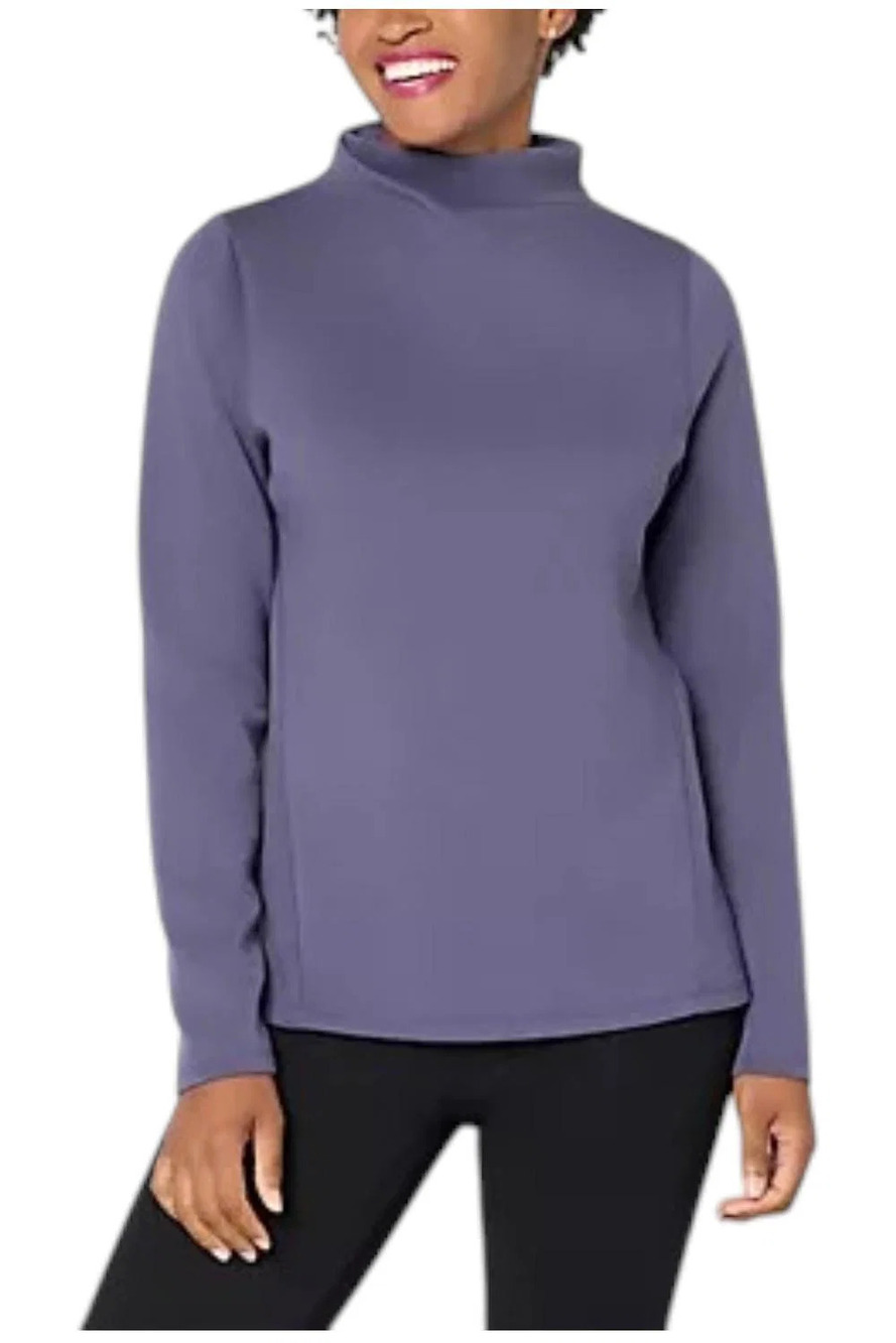 Martha Stewart Women's Signature Comfort Crossover Top Graystone - Regular